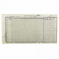 立信 7212-12考勤表 考勤表 考情记录表 每束25张 36*19.5cm